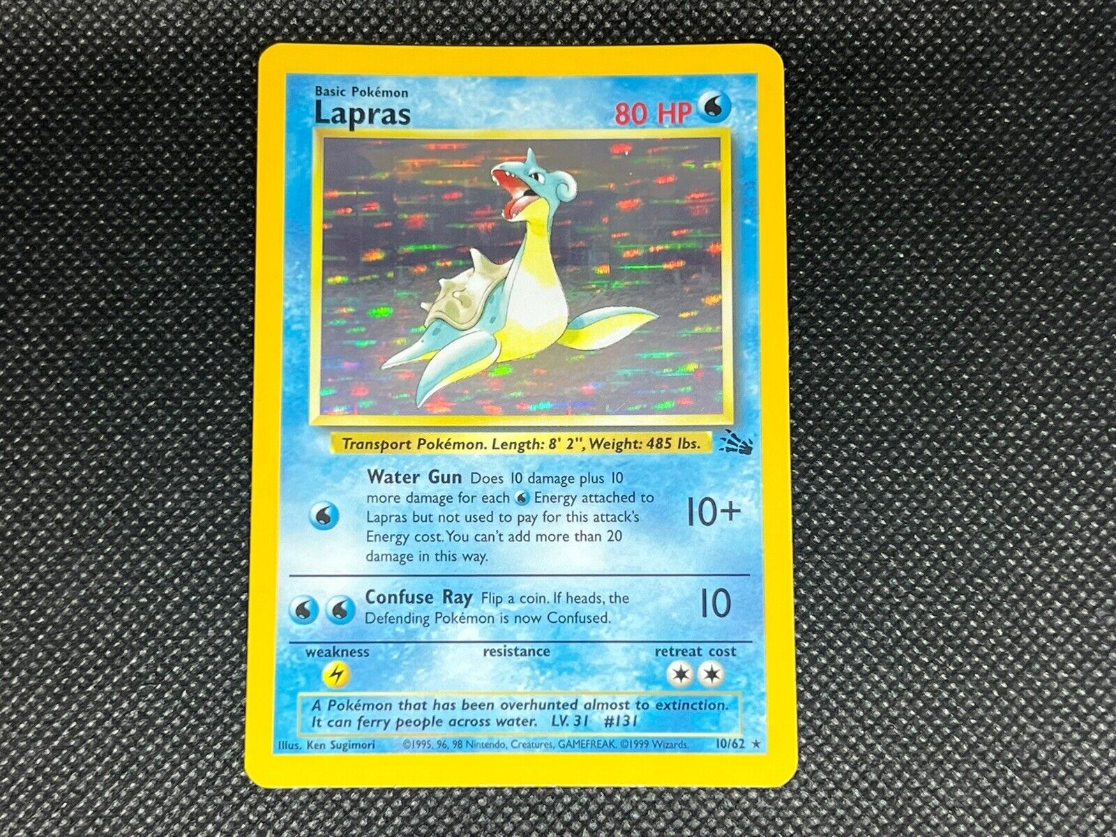 Lapras 10/62 - Fossil - Pokémon Card hot