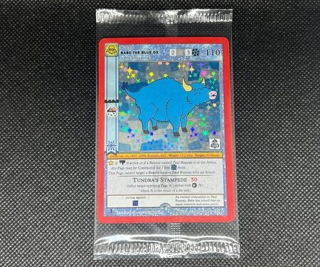 MetaZoo TCG - [1st Ed] Babe the Blue Ox #3 - Cryptid Nation Pin Club Promo