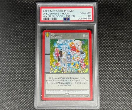 MetaZoo TCG - Wilderness Spellbook Promo - PSA 10
