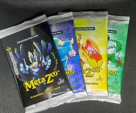 MetaZoo TCG - Cryptid Nation 2nd Edition Pack Art Set - 4 SEALED Packs!