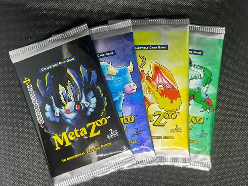 MetaZoo TCG - Cryptid Nation 2nd Edition Pack Art Set - 4 SEALED Packs!