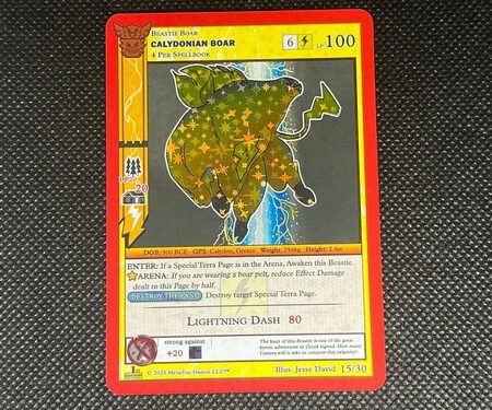 MetaZoo TCG - Calydonian Boar - 2023 Fan Art Set - Near Mint