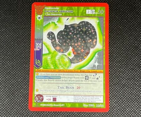 MetaZoo TCG - Paciencia Abductor - 2023 Fan Art Set - Near Mint (Reverse Holo)