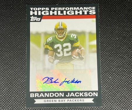 Brandon Jackson Autograph - 2007 Topps Performance Highlights - THA-BJ