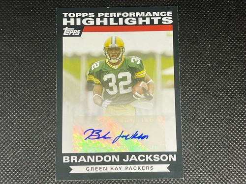 Brandon Jackson Autograph - 2007 Topps Performance Highlights - THA-BJ