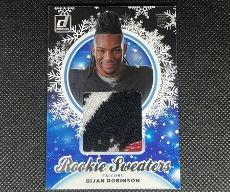 Bijan Robinson - 2023 Rookie Sweaters #HS-BRO Panini Donruss - Near Mint