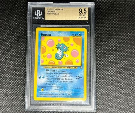 Pokemon TCG - Horsea - Neo Genesis Set - Beckett BGS 9.5 Gem Mint