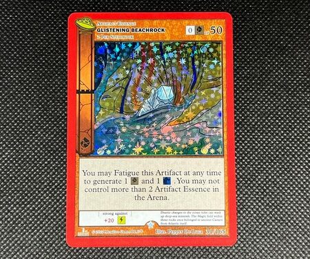 MetaZoo TCG - Glistening Beachrock (Holo) - UFO Set- Near Mint Condition