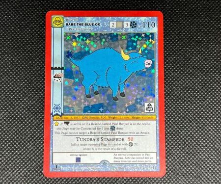 MetaZoo TCG - Babe the Blue Ox (Holo) - Pin Club - Near Mint Condition