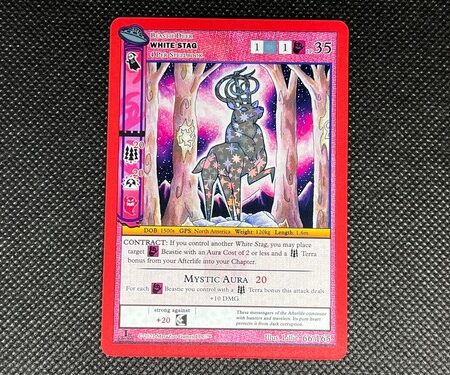 MetaZoo TCG - White Stag (Reverse Holo) - UFO Set - Near Mint Condition