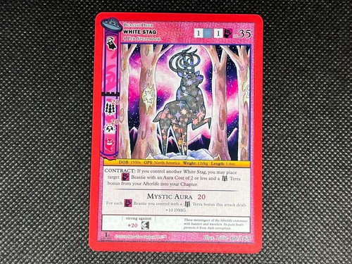 MetaZoo TCG - White Stag (Reverse Holo) - UFO Set - Near Mint Condition