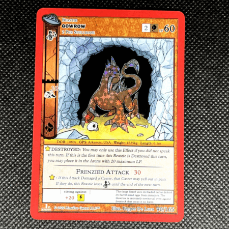 Metazoo TCG - 1st Edition Gorow Reverse Holo - UFO Set - Near Mint / Mint