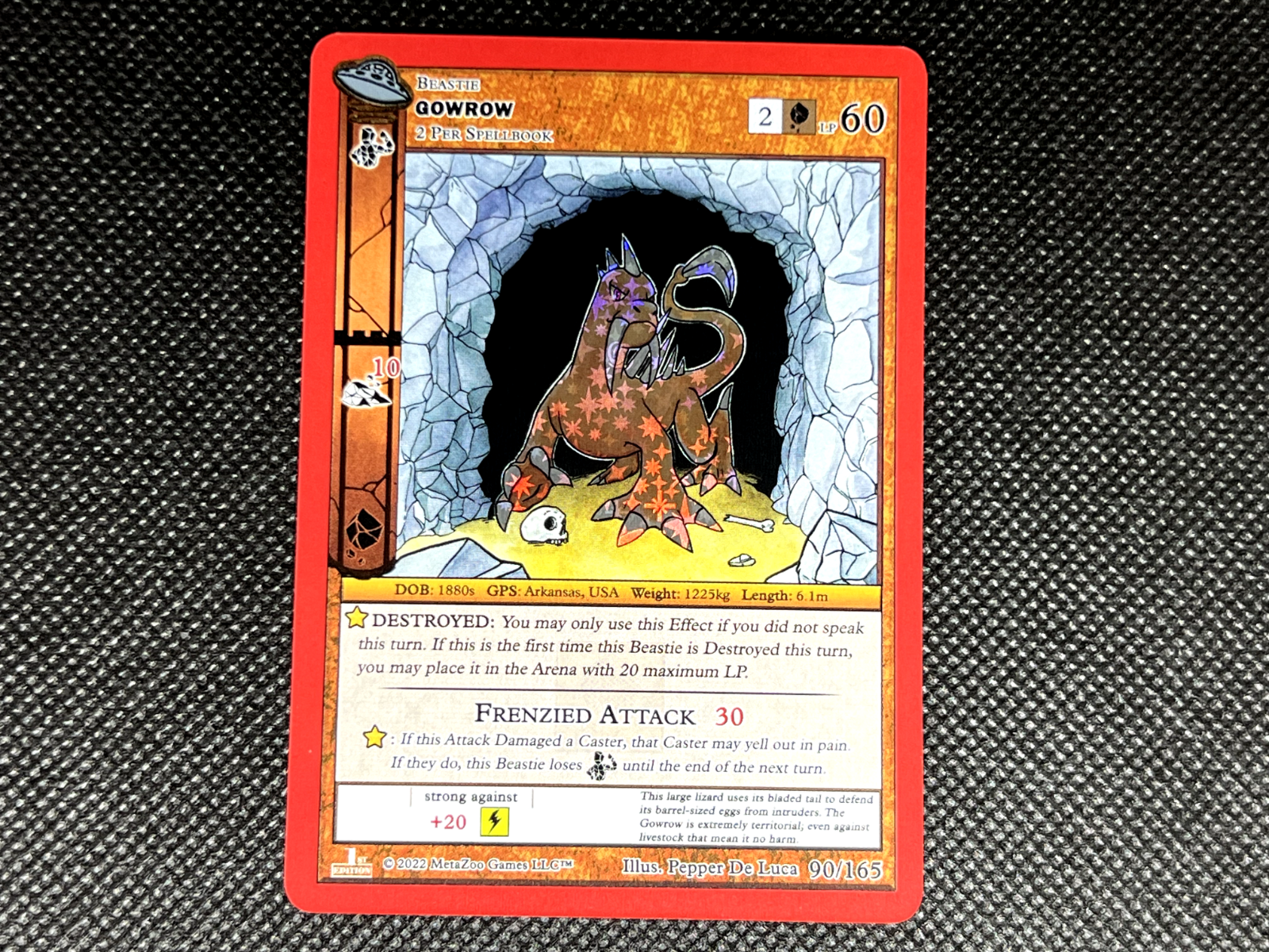 Metazoo TCG - 1st Edition Gorow Reverse Holo - UFO Set - Near Mint / Mint