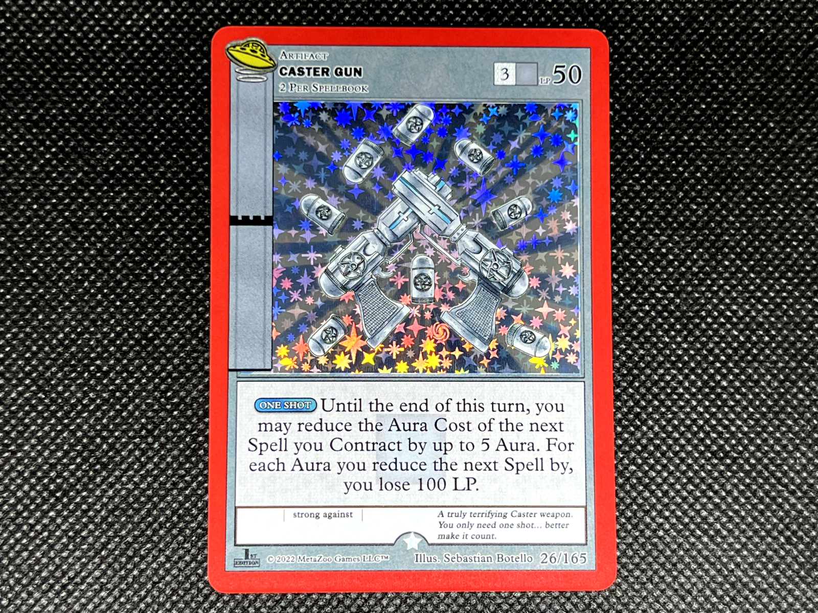 Metazoo TCG - 1st Edition Caster Gun Holo - UFO Set - Near Mint / Mint