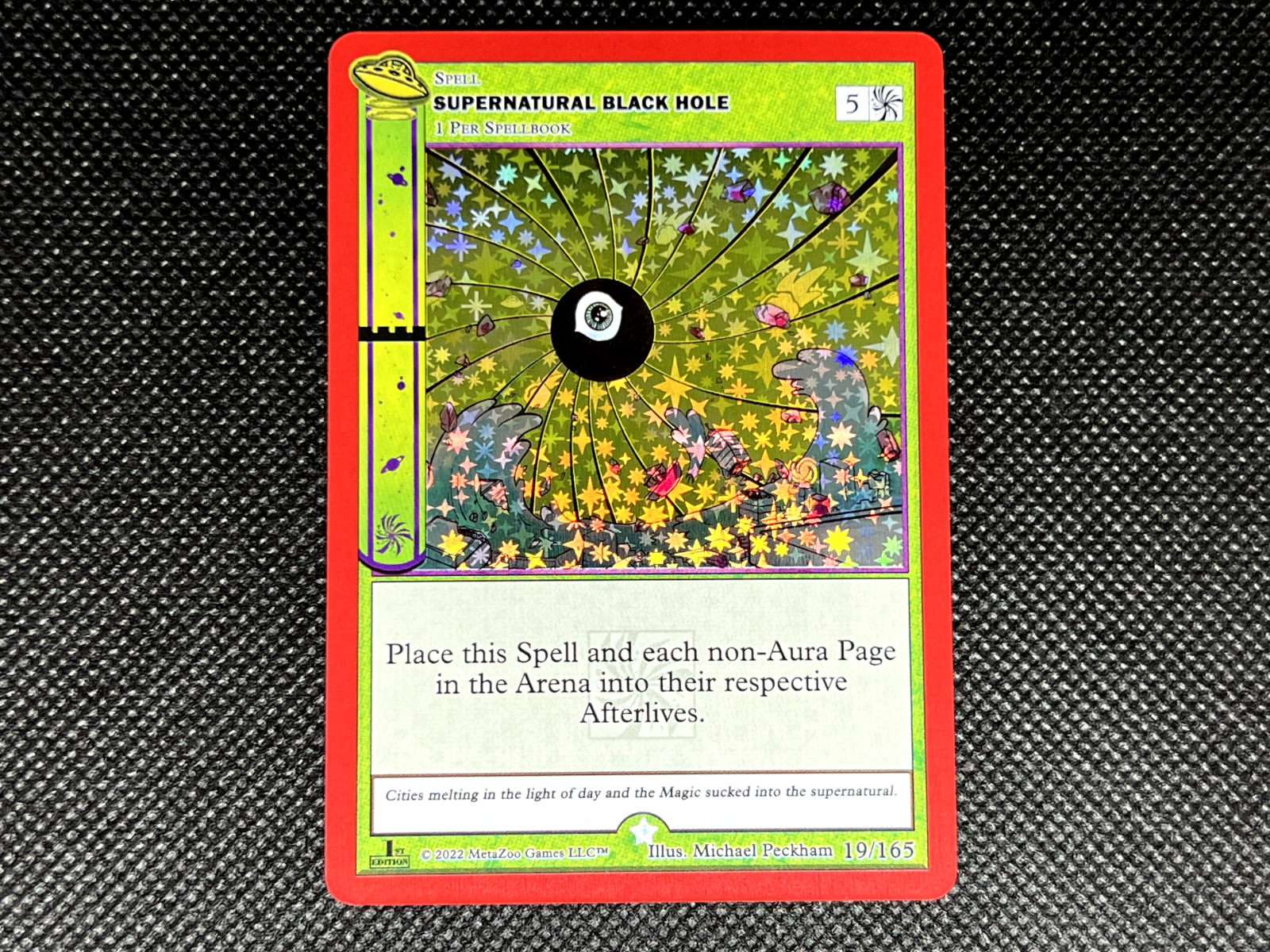 Metazoo TCG - 1st Edition Supernatural Black Hole Holo - Near Mint / Mint