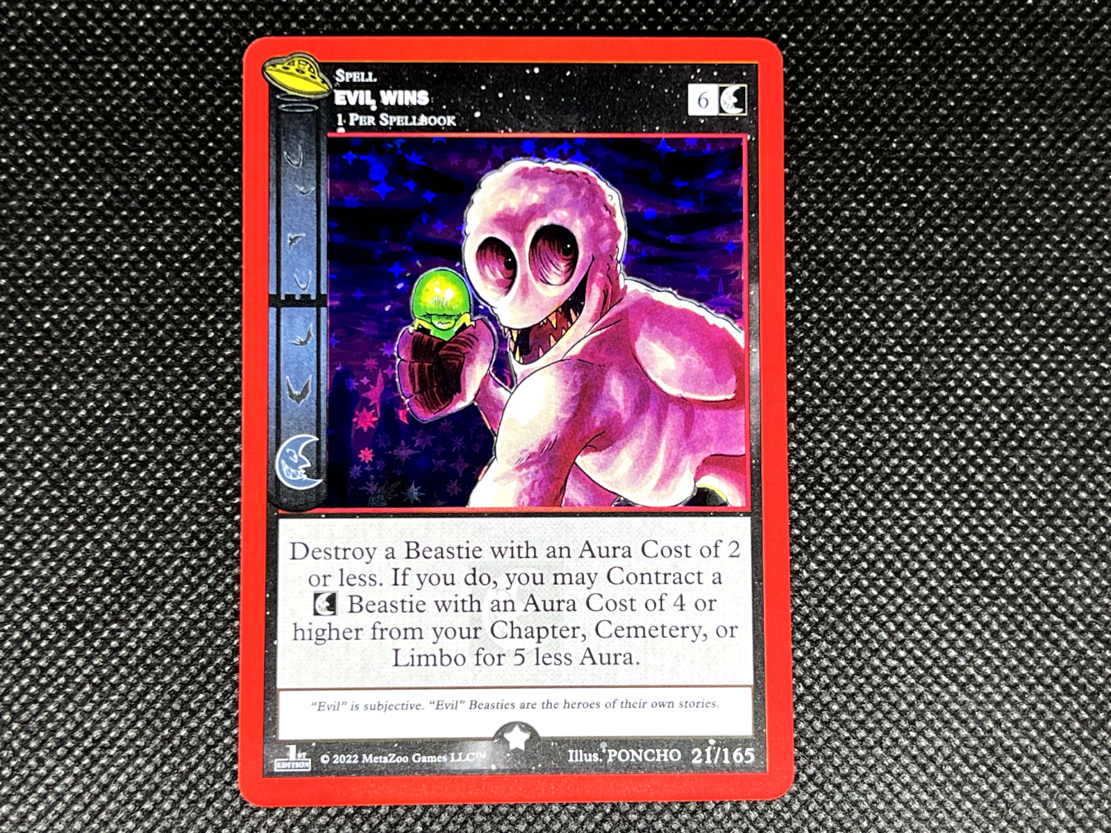 Metazoo TCG - 1st Edition Evil Wins Holo - UFO Set - Near Mint / Mint