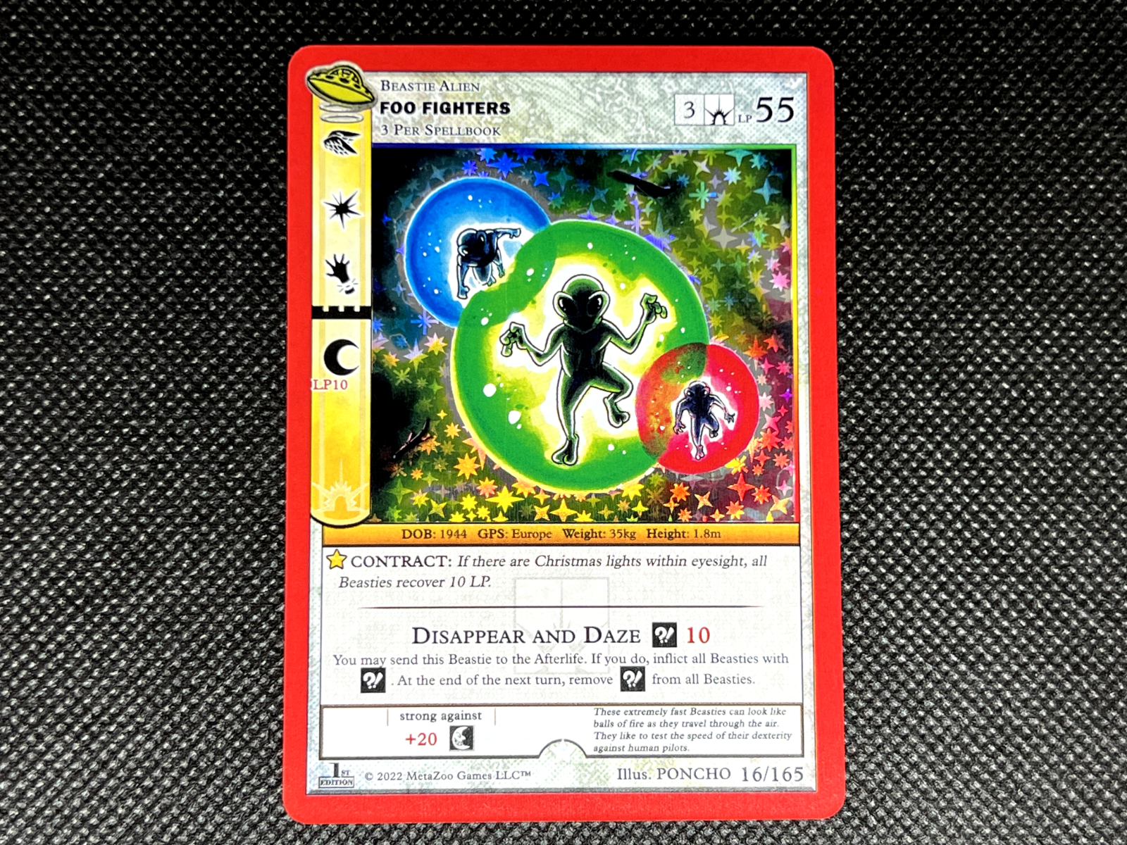 Metazoo TCG - 1st Edition Foo Fighters Holo - UFO Set - Near Mint / Mint