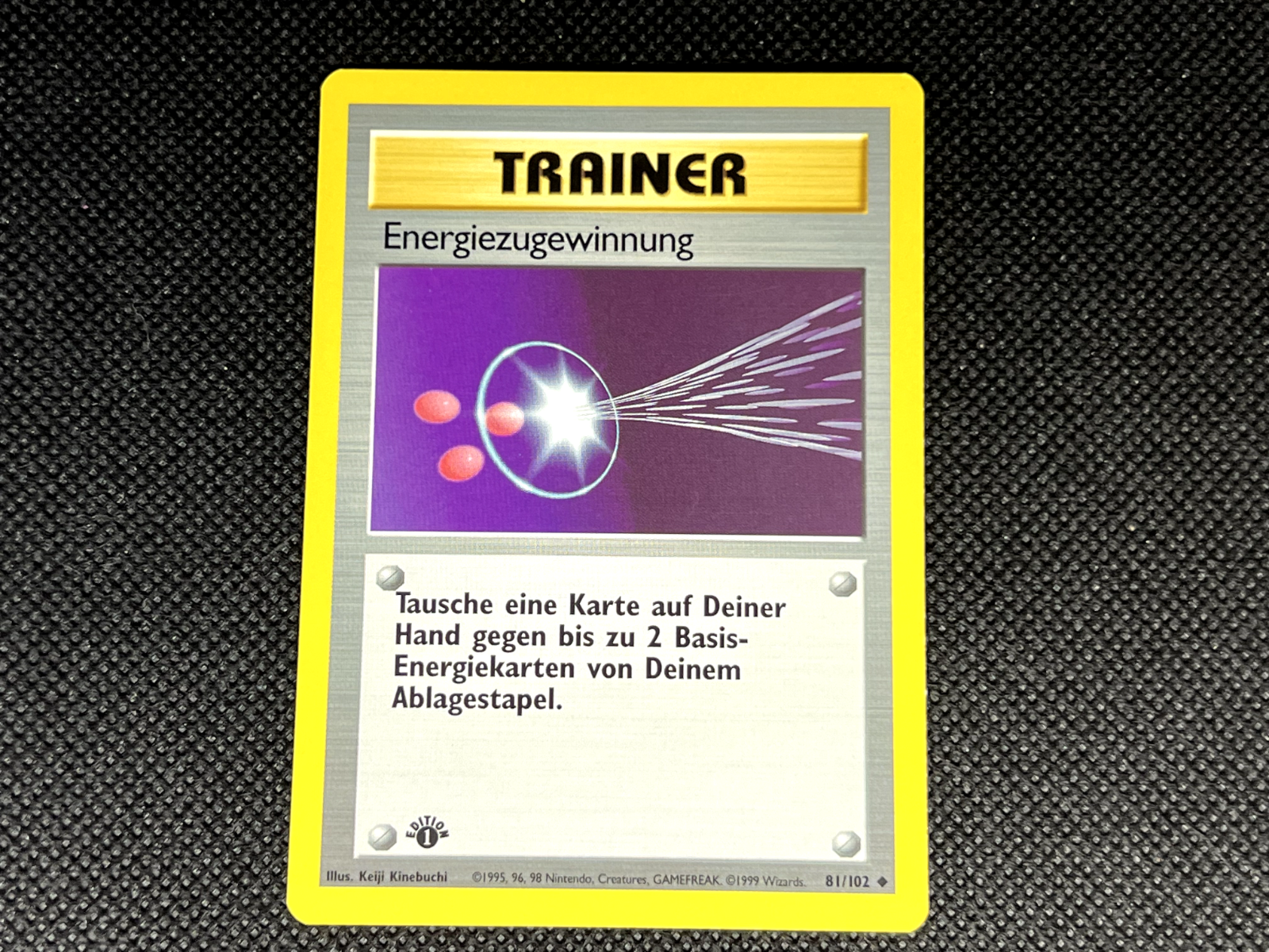 [1st Edition] German Energy Retrieval #81 - Pokemon Base Set - Light Play + / NM