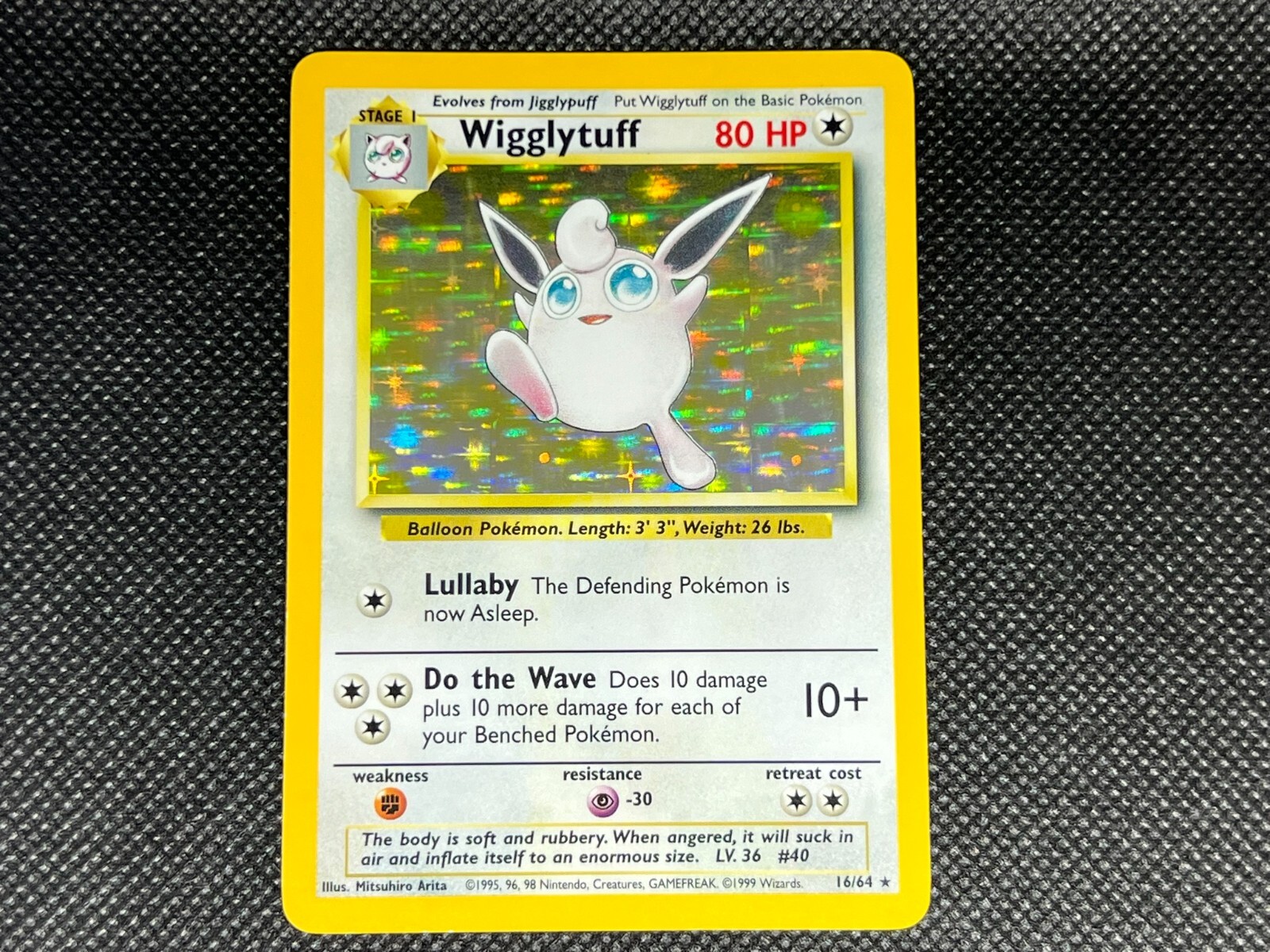 Pokemon TCG - Wigglytuff - No Set Symbol Error - LP+/NM Condition