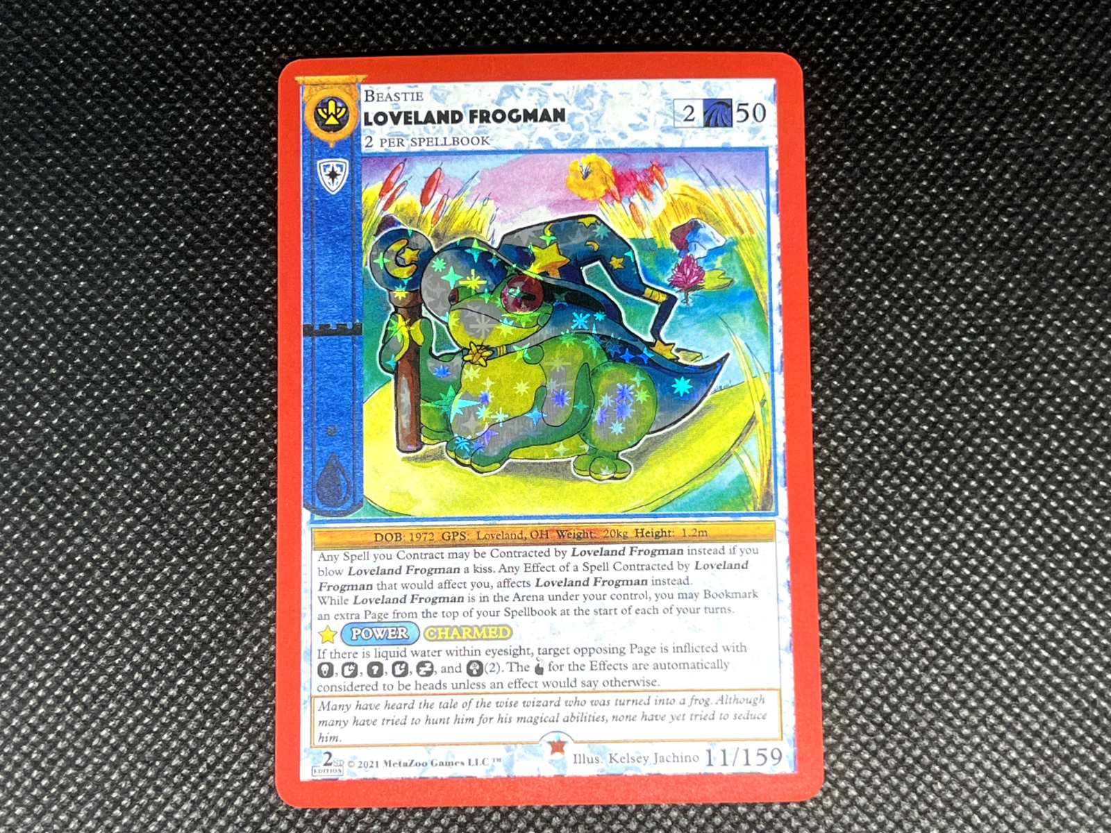 MetaZoo TCG - Loveland Frogman - Cryptid Nation 2nd Edition - NM