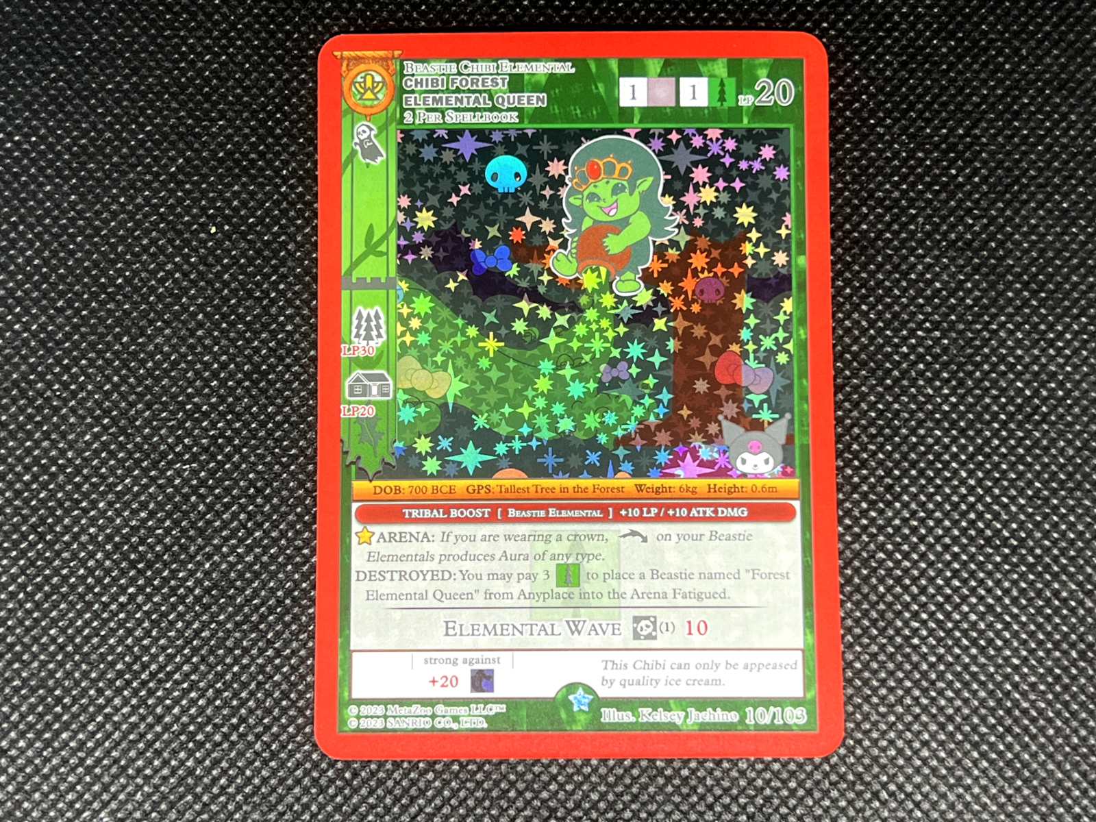 MetaZoo TCG - Chibi Forest Elemental Queen - Kuromi's Cyptid Carnival - NM