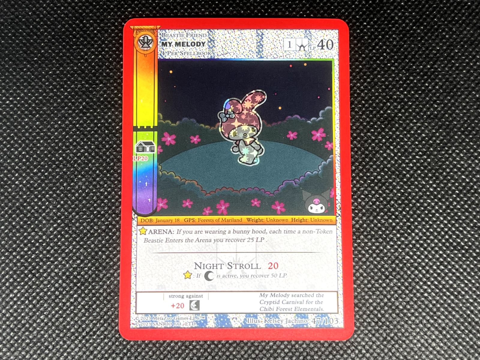 MetaZoo TCG - My Melody - Kuromi's Cryptid Carnival- NM