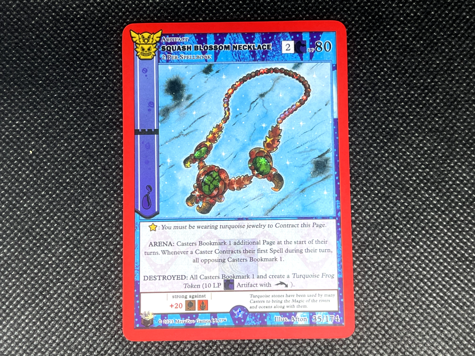 MetaZoo TCG - Squash Blossom Necklace - Native Big Box - NM