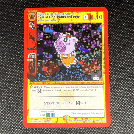 MetaZoo TCG - Chibi Griddlegreaser Pete - Kuromi's Cryptid Carnival - NM