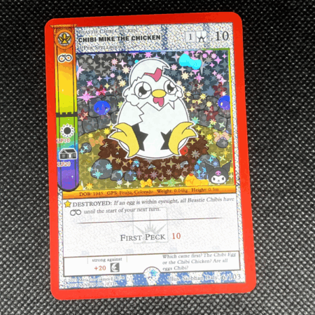 MetaZoo TCG - Chibi Mike the Chicken - Kuromi's Cryptid Carnival- NM