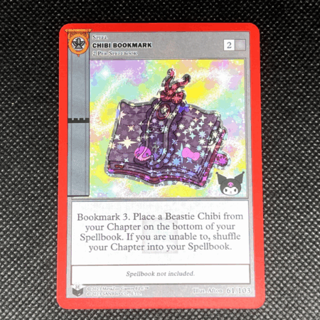 MetaZoo TCG - Chibi Bookmark - Kuromi's Cryptid Carnival Big Box - NM