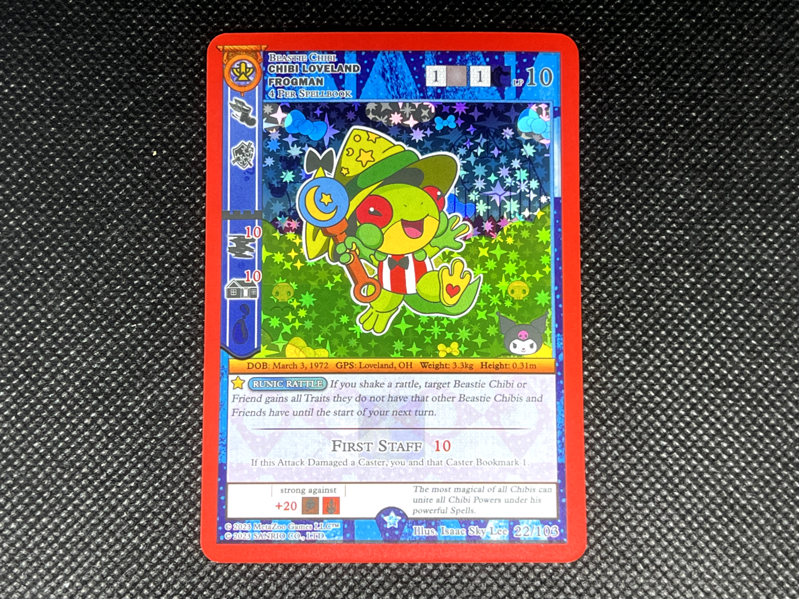 MetaZoo TCG - Chibi Loveland Frogman - Kuromi's Cyptid Carnival - NM