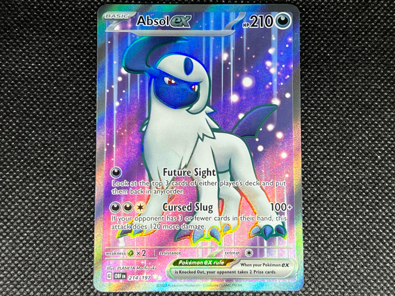 Pokemon TCG - Absol EX - Obsidian Flames - Near Mint Condition