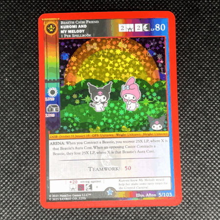 MetaZoo TCG - Kuromi and My Melody - Kuromi's Cyptid Carnival - NM