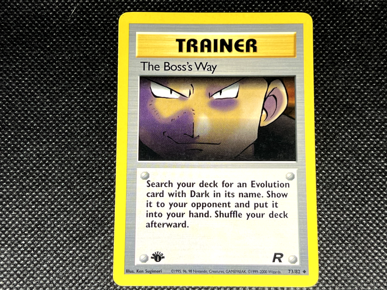 Pokemon TCG - [1st Edition] The Boss's Way - Team Rocket Set - LP + Condition