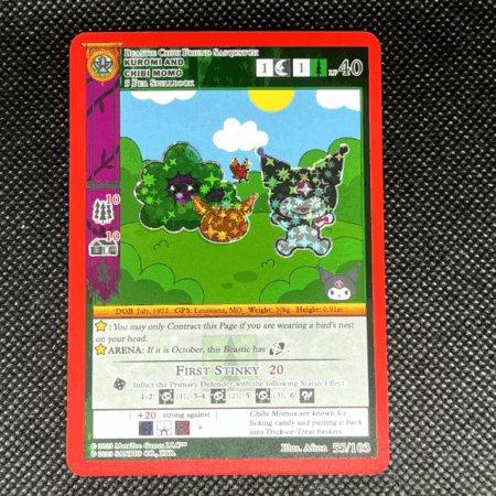 MetaZoo TCG - Kuromi and Chibi Momo - Kuromi's Cyptid Carnival - NM