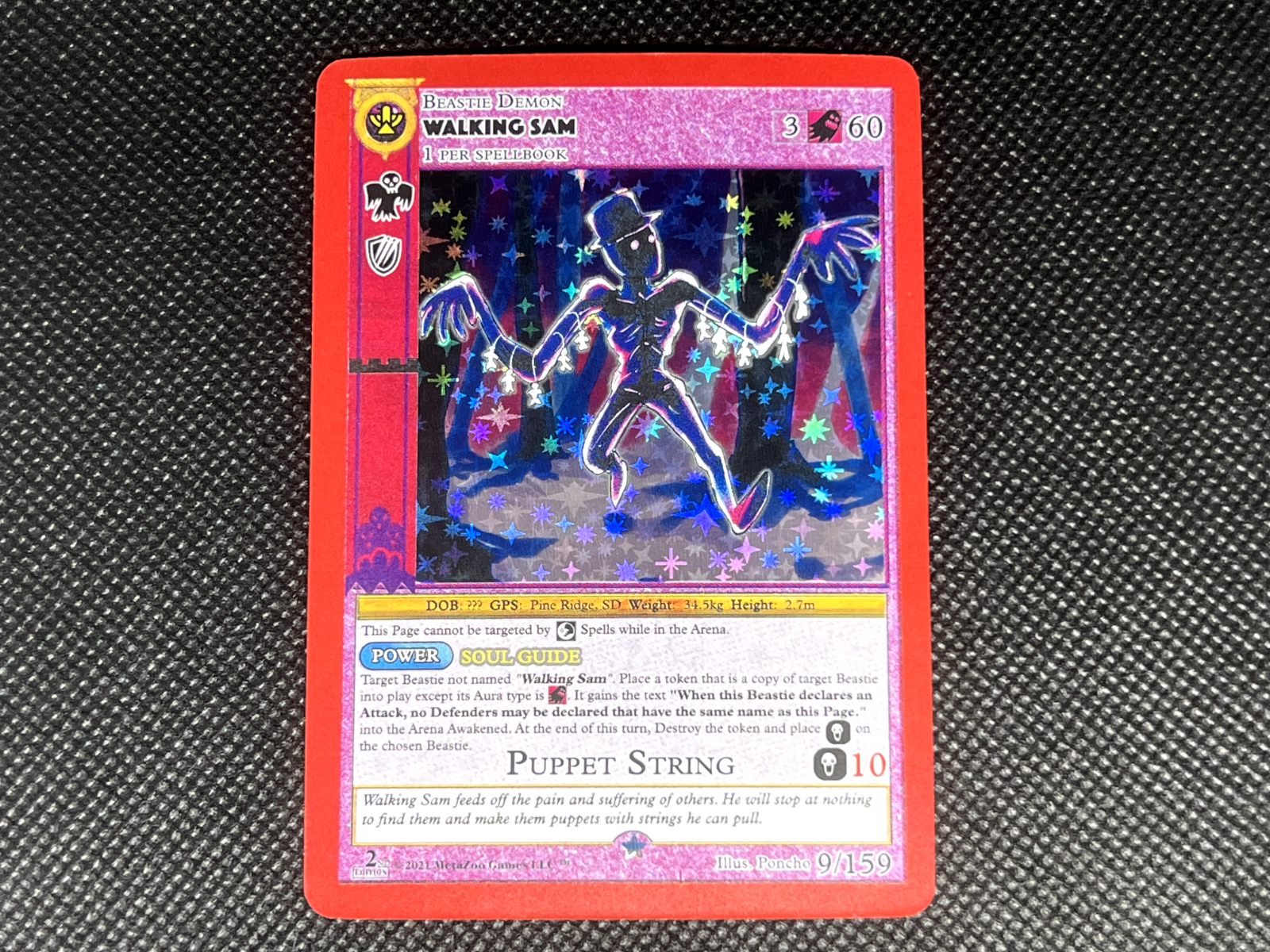 MetaZoo TCG - Walking Sam - Cryptid Nation 2nd Edition - NM