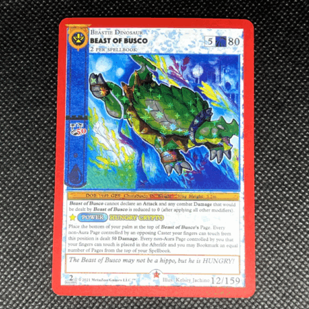MetaZoo TCG - Beast of Busco - Cryptid Nation 2nd Edition - NM