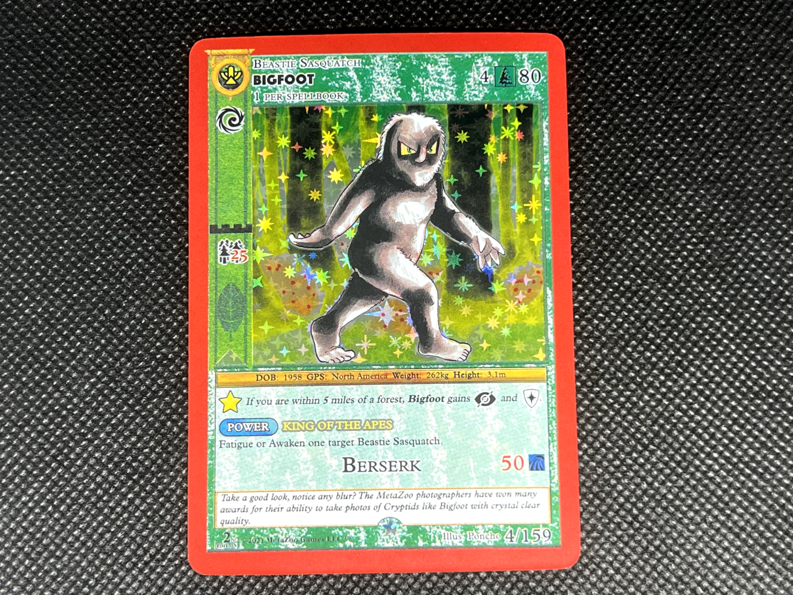 MetaZoo TCG - Bigfoot - Cryptid Nation 2nd Edition - NM