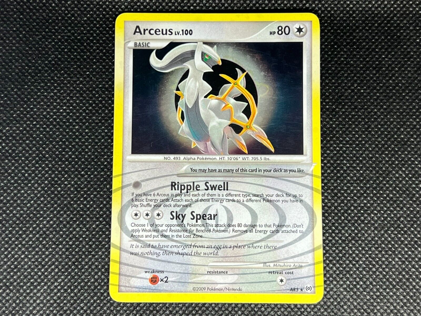 Pokemon TCG - Arceus Lv. 100 (AR5) - LP Condition