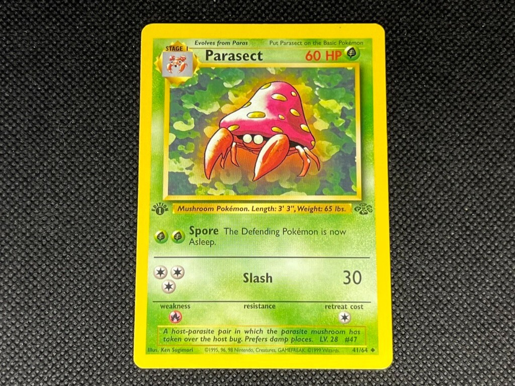 [1st Edition] Parasect #41 - Pokemon Jungle Set - Near Mint