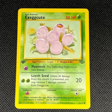 [1st Edition] Exeggcute #52 - Pokemon Jungle Set - Light Play