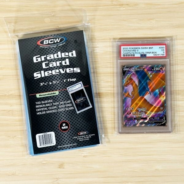 BCW Graded Card Sleeves 100ct x 3 (300 Total!)