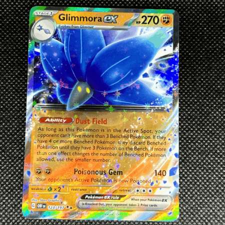 Pokemon TCG - Glimmora EX #123 - Obsidian Flames - Near Mint
