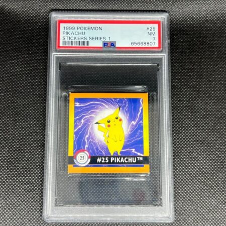 Pokemon TCG - Pikachu #25 - Artbox Stickers Series 1 - PSA 7