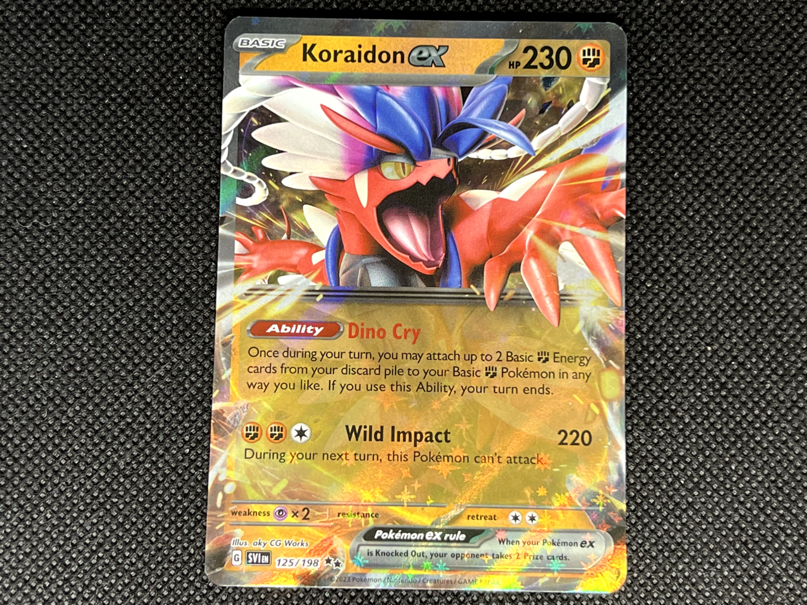 Pokemon TCG - Koraidon EX - Near Mint - Scarlet & Violet