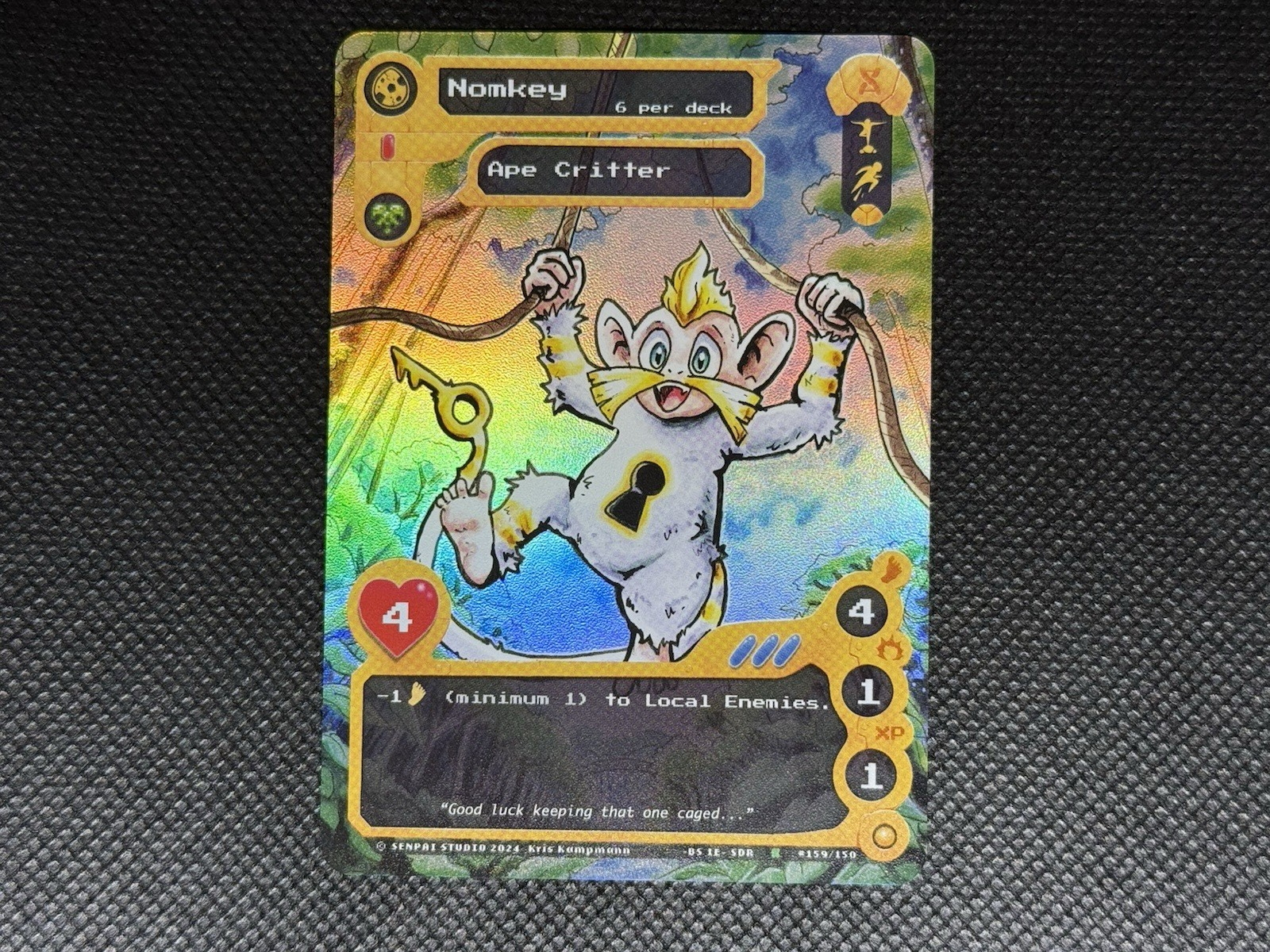 NomNom Verse! TCG - Nomkey Alt Art #159 - Kickstarter - Near Mint