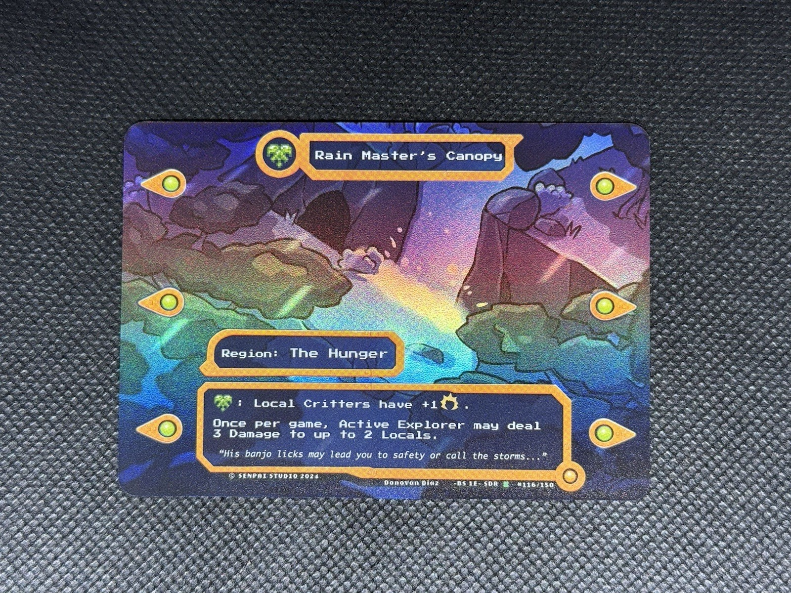 NomNom Verse! TCG - Rain Master's Canopy #116 - Kickstarter - Near Mint