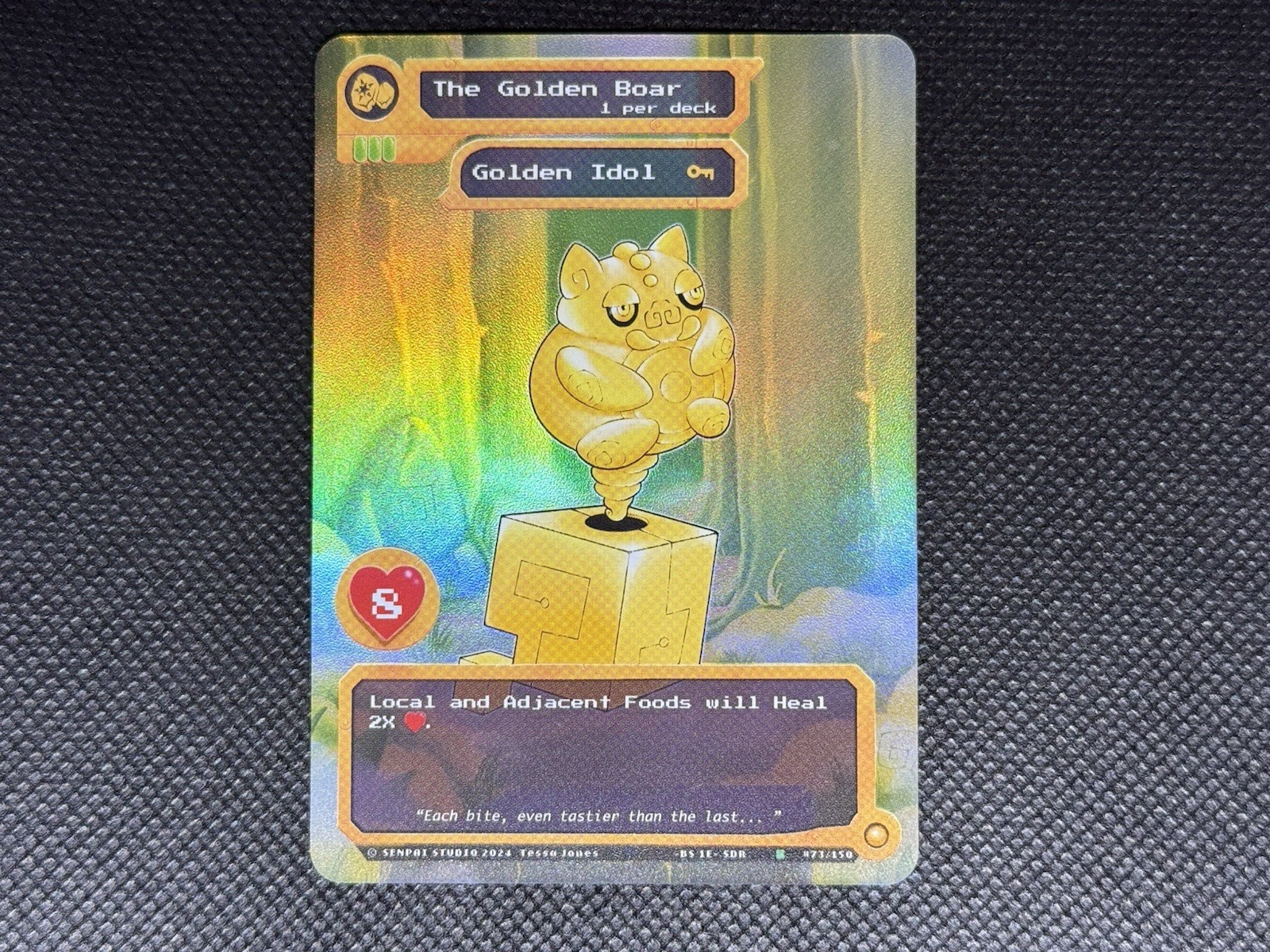 NomNom Verse! TCG - The Golden Boar #73 - Kickstarter - Near Mint