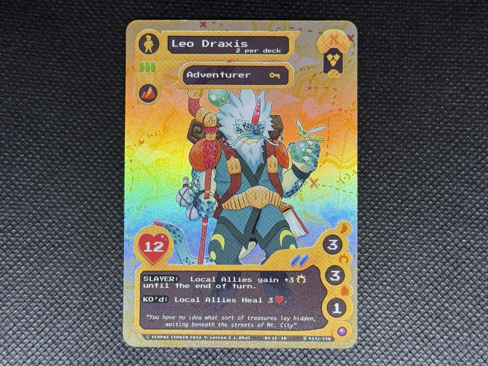 NomNom Verse! TCG - Leo Draxis #132 - Kickstarter - Near Mint