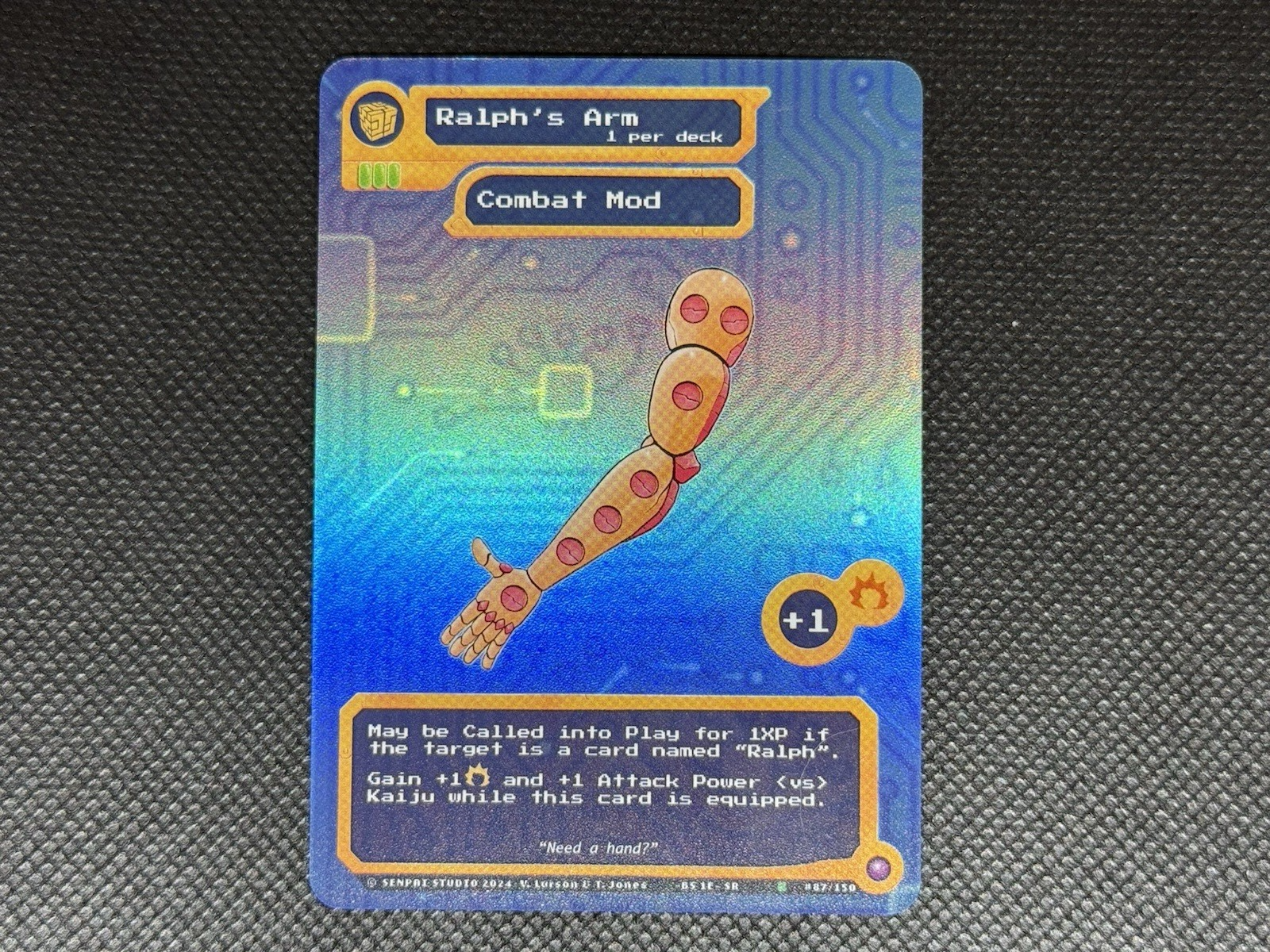 NomNom Verse! TCG - Ralph's Arm #87 - Kickstarter - Near Mint